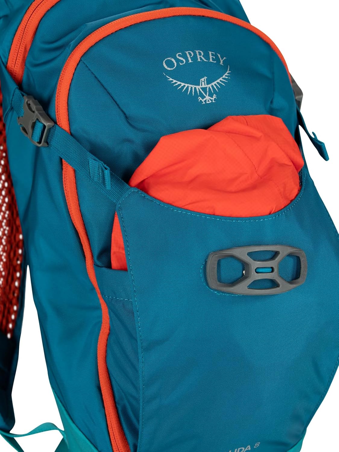 OspreySiskin 8 wRes Ultimate Red OSSpace Travel Grey