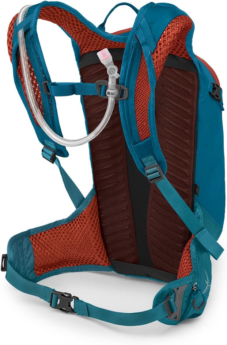OspreySiskin 8 wRes Ultimate Red OSWaterfront Blue