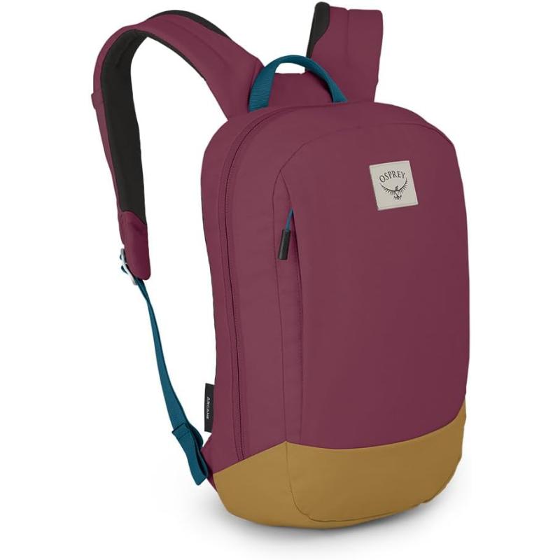 Osprey Arcane Small Day Commuter Backpack Porcelain Orange HeatherAllium RedBrindle Brown