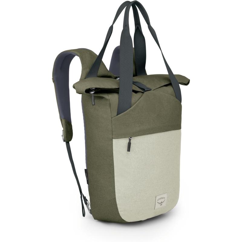Osprey Arcane Zip Top Tote Backpack Porcelain Orange HeatherEarl GreySandy Grey Heather