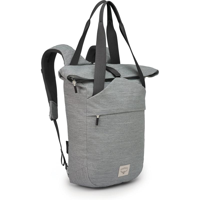 Osprey Arcane Zip Top Tote Backpack Porcelain Orange HeatherMedium Grey Heather