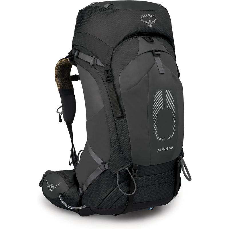 Osprey Atmos AG 50L Mens Backpacking BackpackBlack