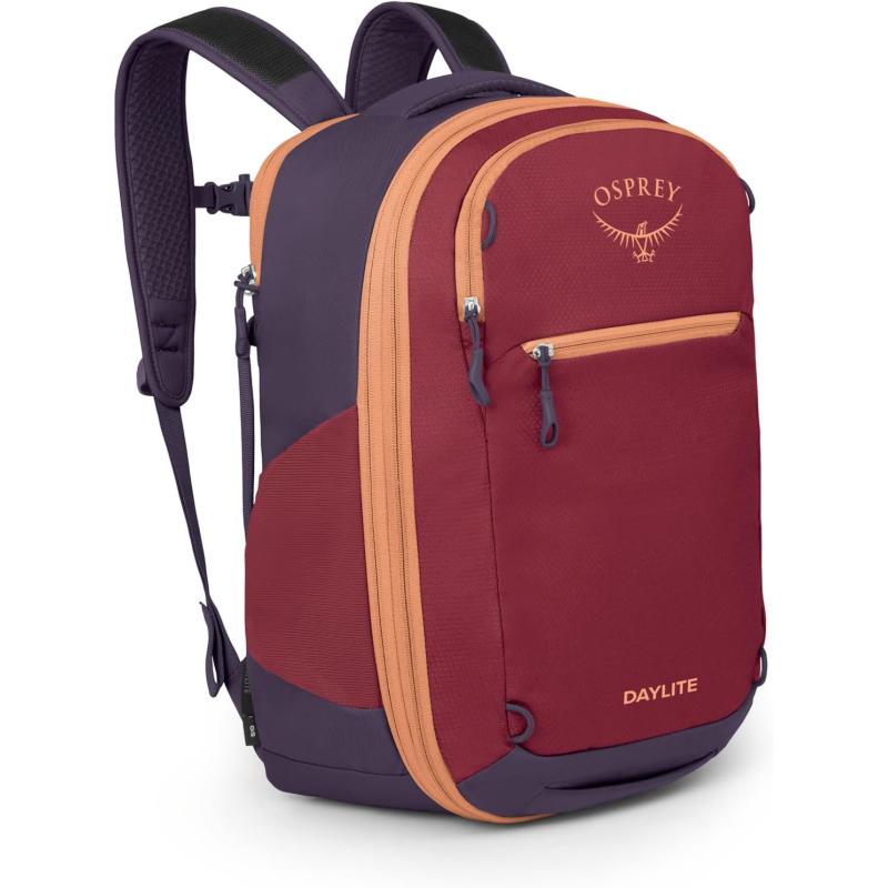 Osprey Daylite Expandable 266 Travel Pack Blue SpikemossAlkalineKakio PinkPurple Ink