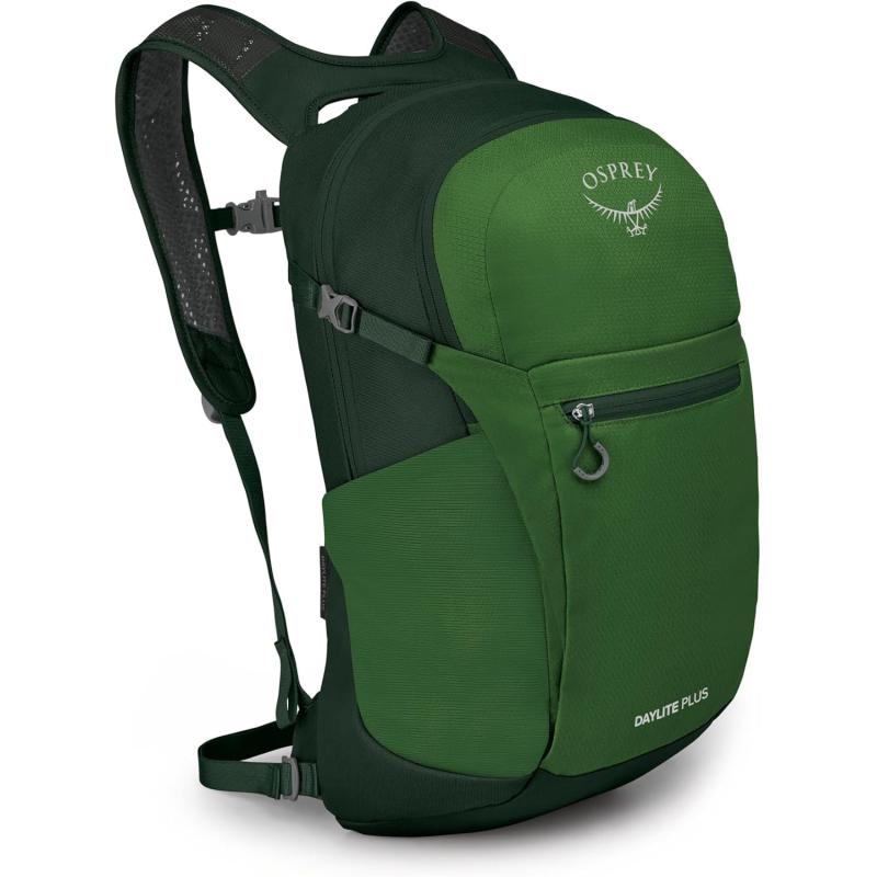 Osprey Daylite Plus Commuter Backpack BlackGreen BeltGreen Canopy