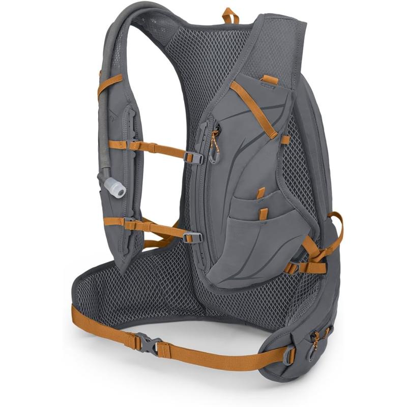 Osprey Duro 15L Mens Running Hydration Vest with Hydraulics ReservoirPhantom GreyToffee Orange