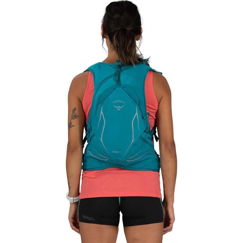 Osprey Dyna 15L Womens Running Hydration Vest with Hydraulics ReservoirVerdigris Green