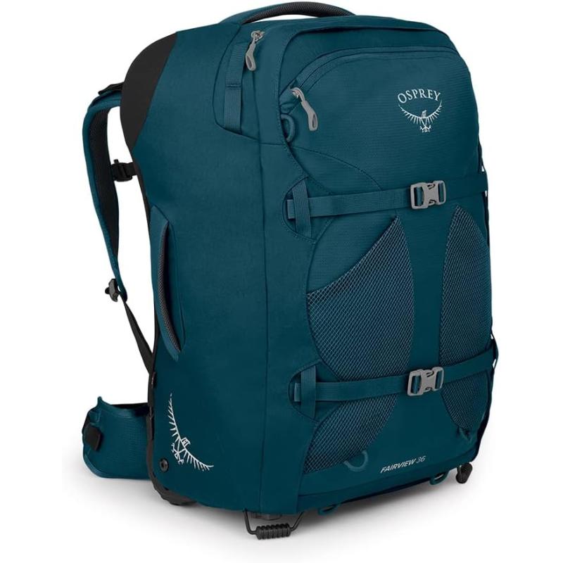 Osprey Fairview Womens Wheeled Travel Pack 36L BlackNight Jungle Blue