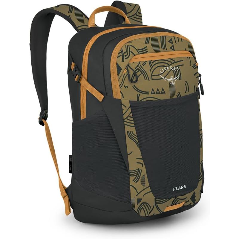Osprey Flare Laptop BackpackFind the Way PrintBlack