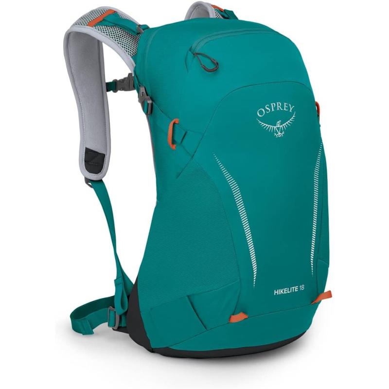 Osprey Hikelite 18L Unisex Hiking Backpack 18 Tan Concrete One SizeEscapade Green