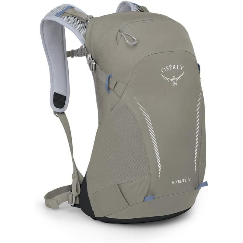 Osprey Hikelite 18L Unisex Hiking Backpack 18 Tan Concrete One SizeTan Concrete