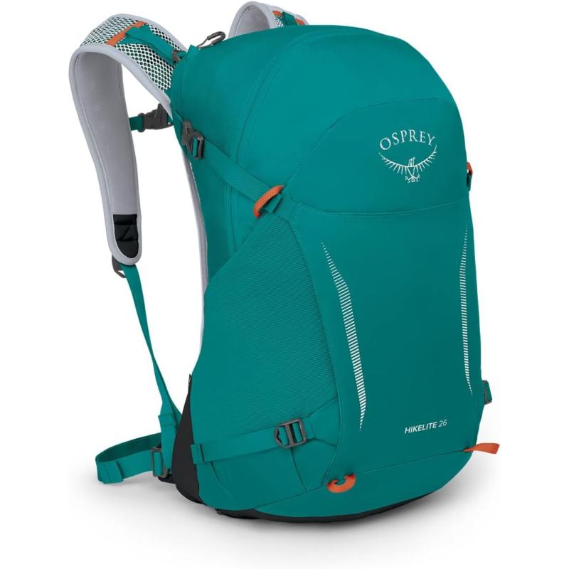 Osprey Hikelite 26L Unisex Hiking Backpack Pine Leaf GreenEscapade Green