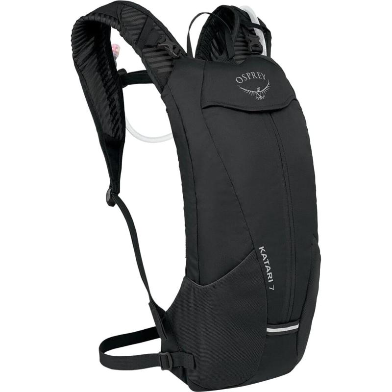 Osprey Katari 7L Mens Biking Backpack with Hydraulics Reservoir Black
