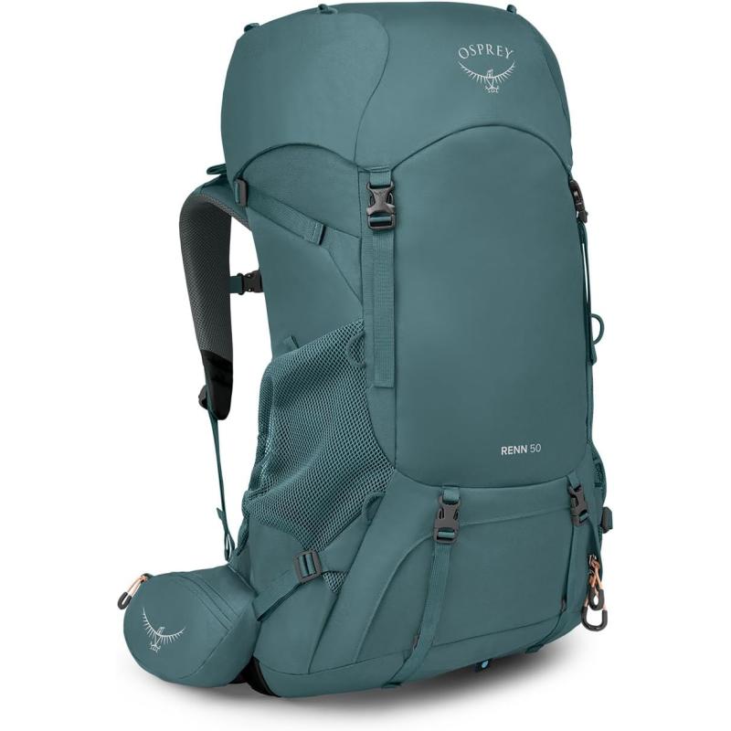 Osprey Renn 65L Womens Backpacking Backpack Cascade BlueMelon OrangeCascade BlueMelon Orange