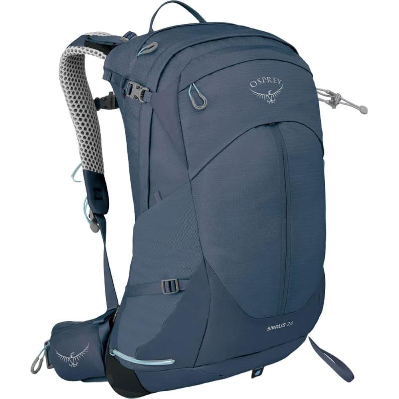 Osprey Sirrus 24L Womens Hiking Backpack Tunnel Vision GreyMuted Space Blue