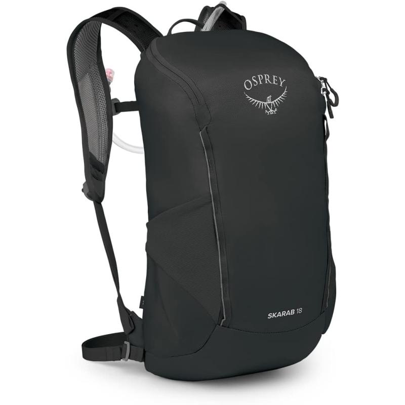 Osprey Skarab Mens Hiking Backpack with Hydraulics ReservoirBlack