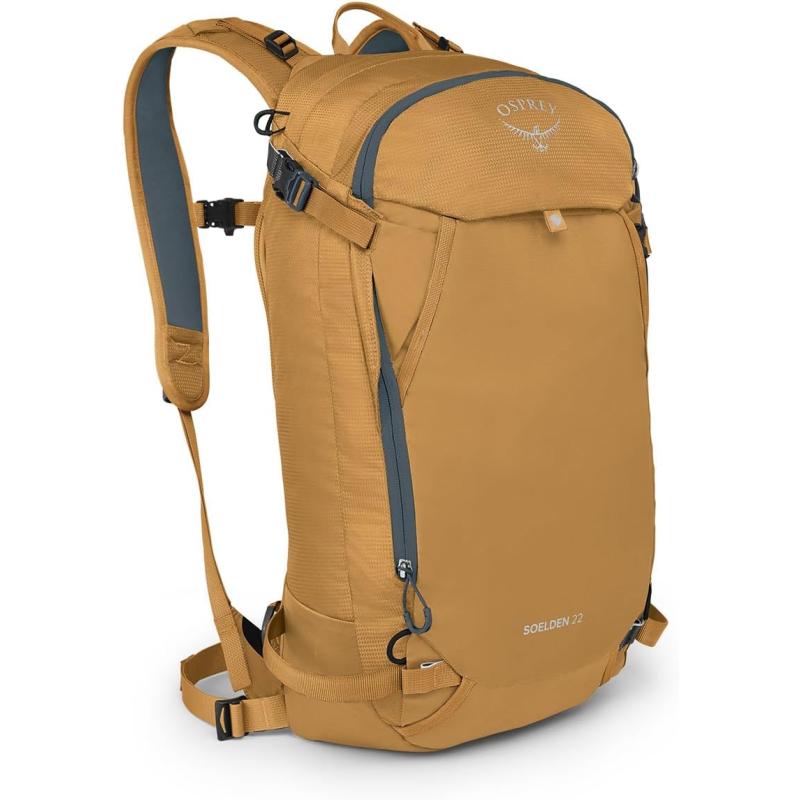 Osprey Soelden 42L Mens Ski and Snowboard Backpack BlackArtisan Yellow