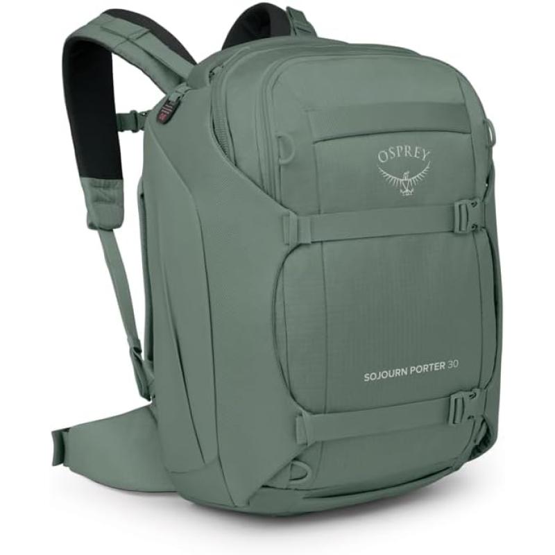 Osprey Sojourn Porter 30L Travel Backpack BlackKoseret Green