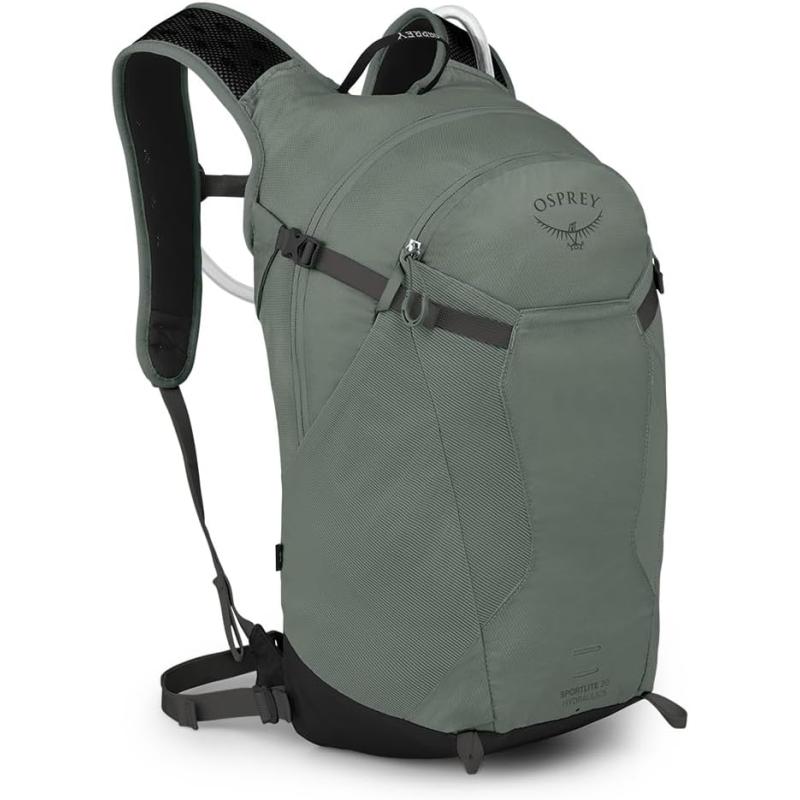 Osprey Sportlite 20L Unisex Hiking Backpack with Hydraulics Reservoir Pine Leaf Green