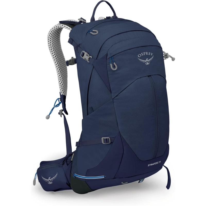 Osprey Stratos 44L Mens Hiking Backpack Cetacean BlueCetacean Blue