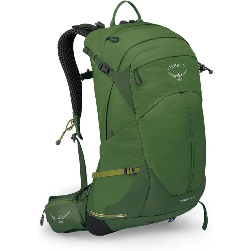 Osprey Stratos 44L Mens Hiking Backpack Cetacean BlueSeaweedMatcha Green