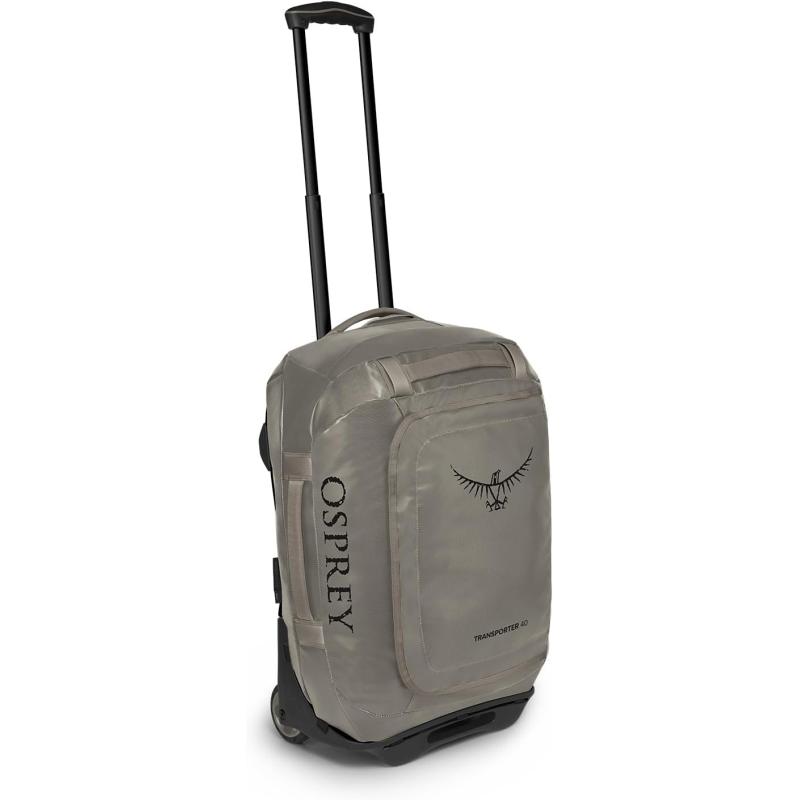 Osprey Transporter 120L Wheeled Travel Duffel Bag BlackTan Concrete