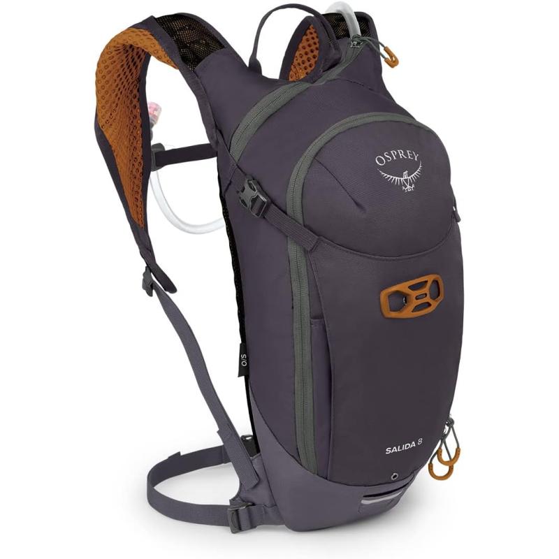 OspreySiskin 8 wRes Ultimate Red OSSpace Travel Grey