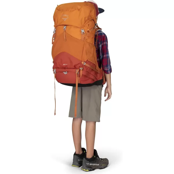 Osprey Ace Kids Backpacking BackpackOrange Sunset