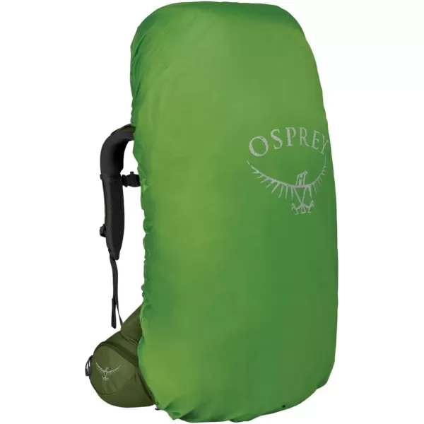 Osprey Aether 55L Mens Backpacking Backpack Garlic Mustard Green SMGarlic Mustard Green