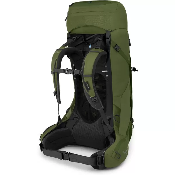 Osprey Aether 55L Mens Backpacking Backpack Garlic Mustard Green SMGarlic Mustard Green