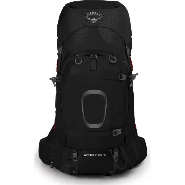 Osprey Aether Plus 60L Mens Backpacking Backpack Axo Green LXLEclipse Grey