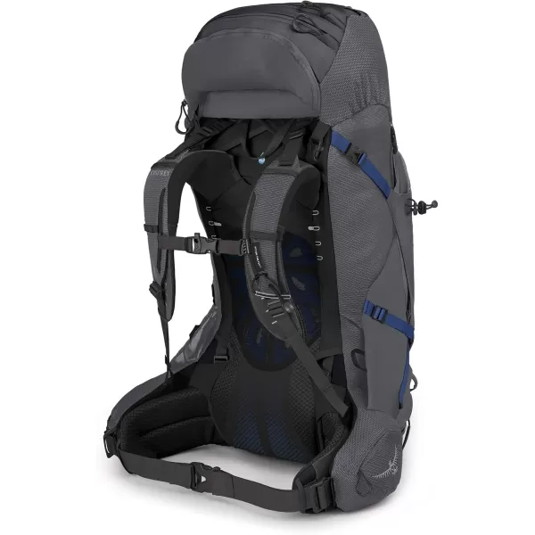 Osprey Aether Plus 60L Mens Backpacking Backpack Axo Green LXLEclipse Grey