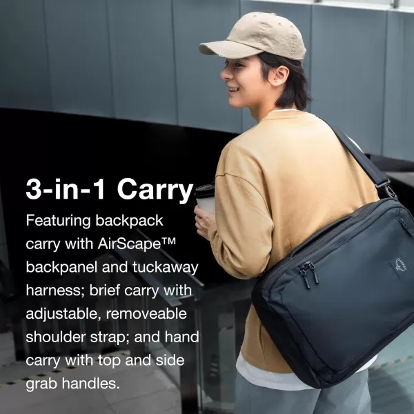 Osprey Aoede 25L Commuter Briefcase Backpack Tan ConcreteBlack
