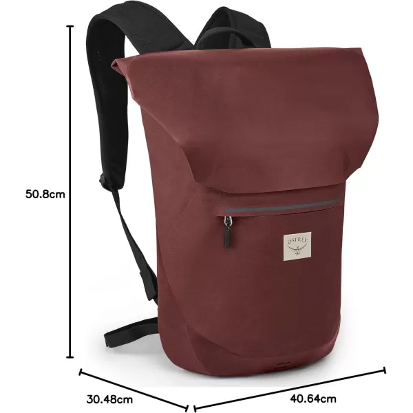 Osprey Arcane Roll Top 18L Waterproof Laptop Backpack Acorn RedAcorn Red