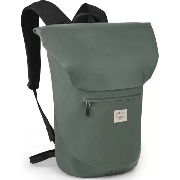 Osprey Arcane Roll Top 18L Waterproof Laptop Backpack Acorn RedPine Leaf Green