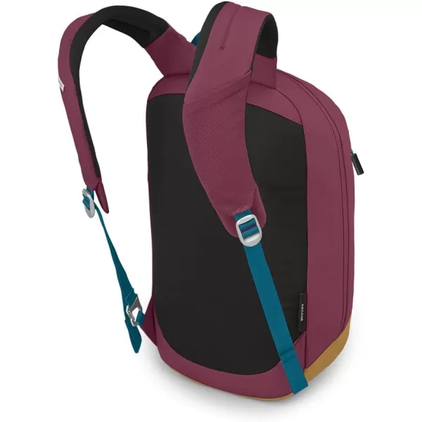 Osprey Arcane Small Day Commuter Backpack Porcelain Orange HeatherAllium RedBrindle Brown