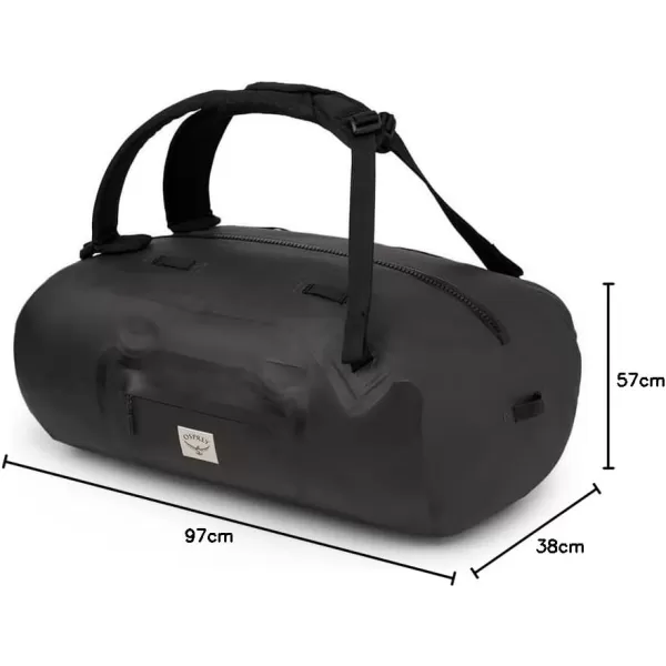 Osprey Arcane Waterproof 40L Duffel Bag  Prior SeasonMamba Black
