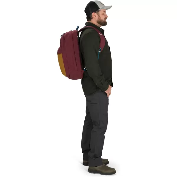 Osprey Arcane XL Day Commuter Backpack Earl GreySandy Grey HeatherAllium RedBrindle Brown