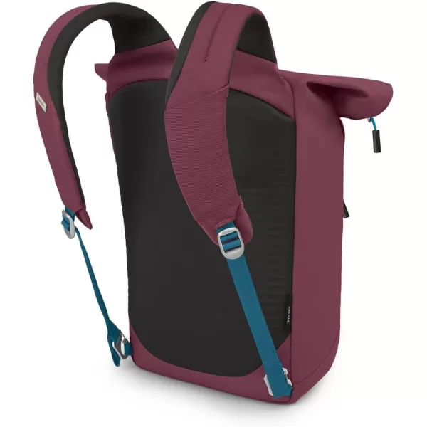 Osprey Arcane Zip Top Tote Backpack Porcelain Orange HeatherAllium RedBrindle Brown