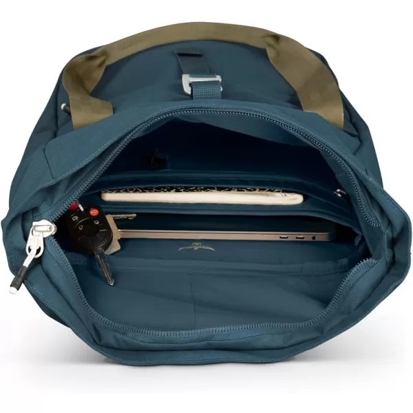 Osprey Arcane Zip Top Tote Backpack Porcelain Orange HeatherBlack