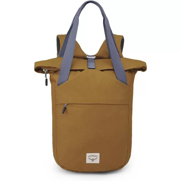 Osprey Arcane Zip Top Tote Backpack Porcelain Orange HeatherBrindle Brown Heather
