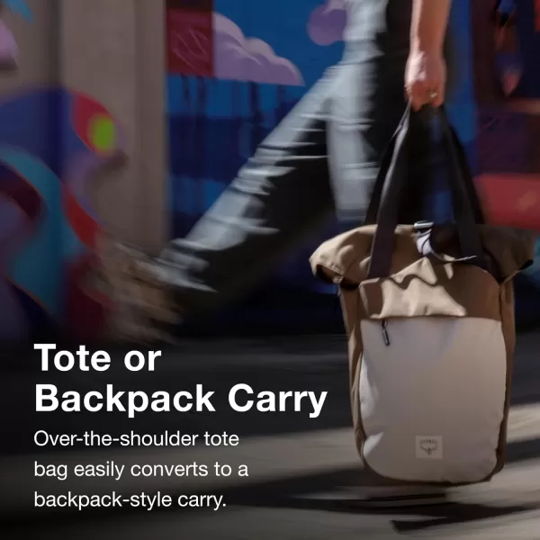 Osprey Arcane Zip Top Tote Backpack Porcelain Orange HeatherEarl GreySandy Grey Heather