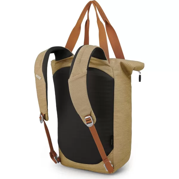 Osprey Arcane Zip Top Tote Backpack Porcelain Orange HeatherMilky Tea Tan