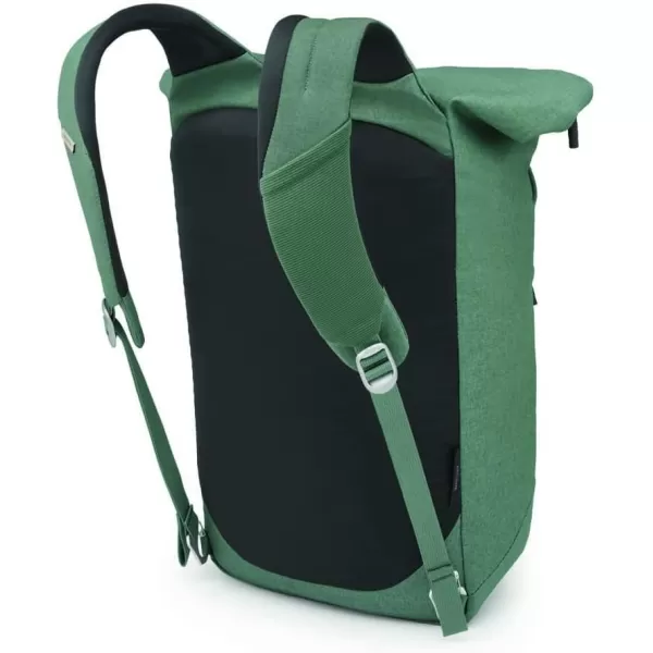 Osprey Arcane Zip Top Tote Backpack Porcelain Orange HeatherPine Leaf Green