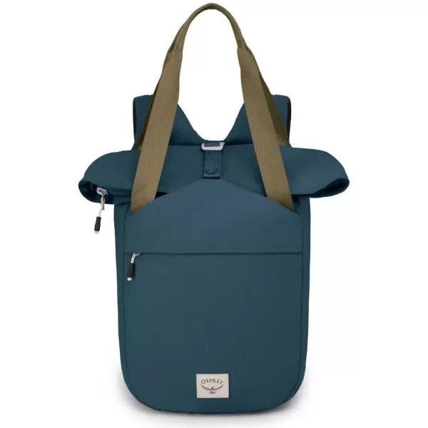 Osprey Arcane Zip Top Tote Backpack Porcelain Orange HeatherStargazer Blue