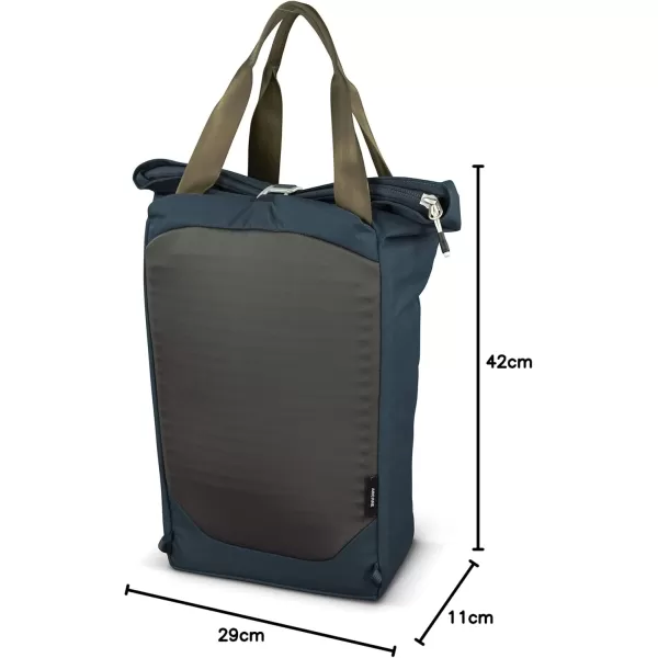 Osprey Arcane Zip Top Tote Backpack Porcelain Orange HeatherStargazer Blue