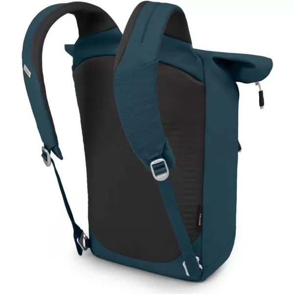 Osprey Arcane Zip Top Tote Backpack Porcelain Orange HeatherStargazer Blue