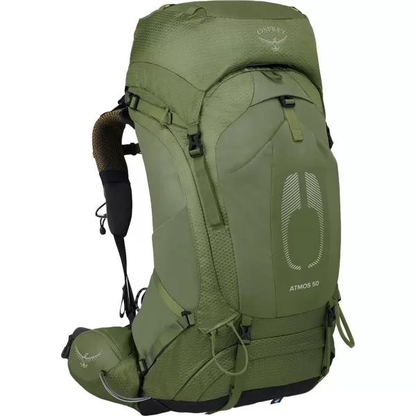 Osprey Atmos AG 50L Mens Backpacking BackpackMythical Green