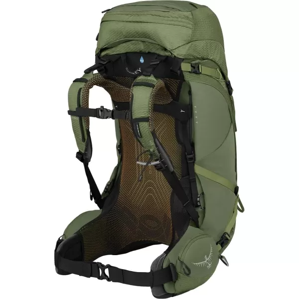 Osprey Atmos AG 50L Mens Backpacking BackpackMythical Green