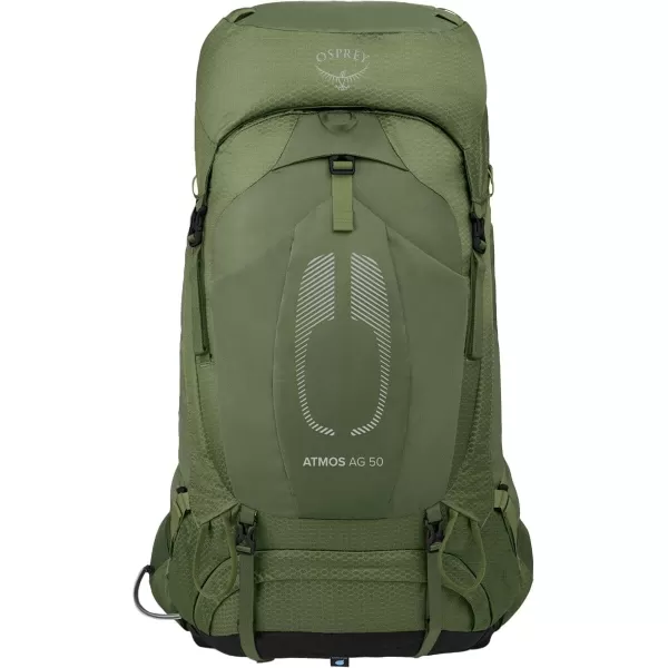 Osprey Atmos AG 50L Mens Backpacking BackpackMythical Green