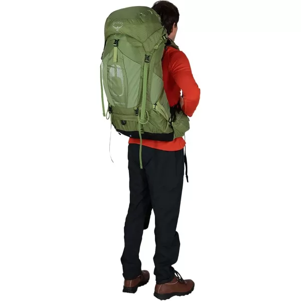 Osprey Atmos AG 50L Mens Backpacking BackpackMythical Green